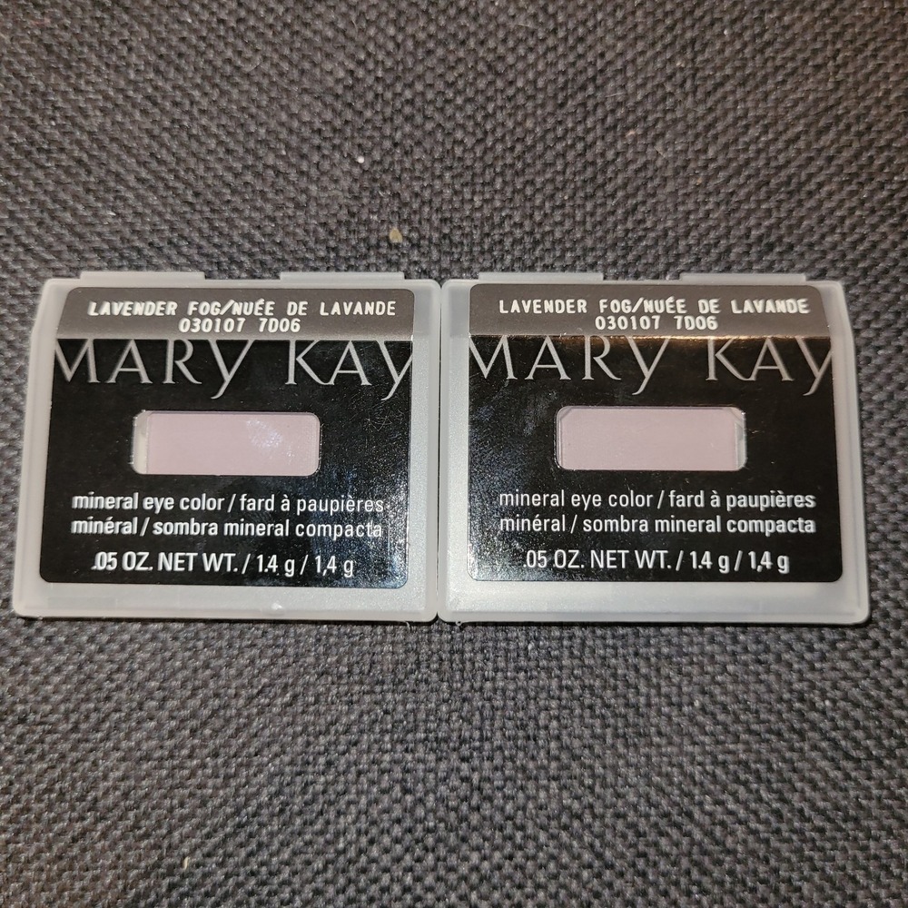 Mary Kay Mineral Eye Color‎ Lavender Fog 030107 Lot Of 2